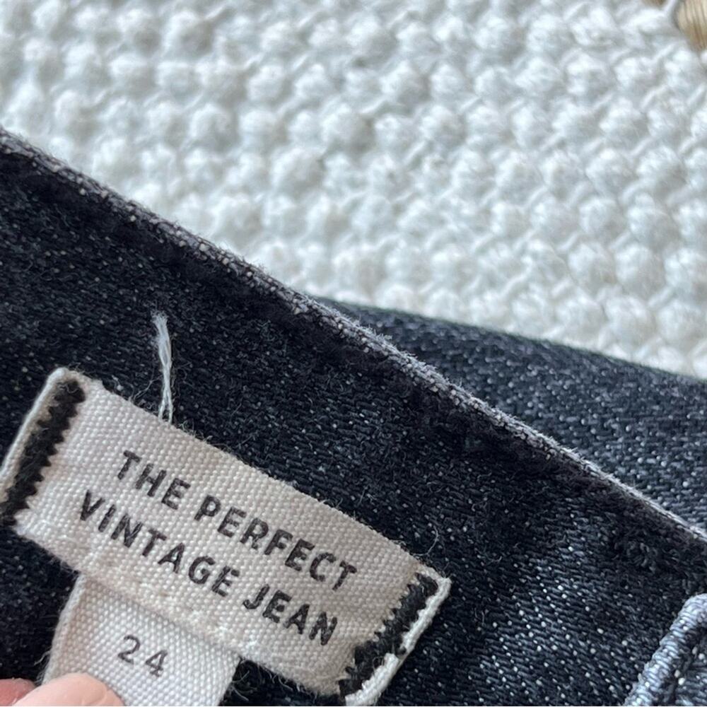 Madewell The Perfect Vintage Jean in Roxstone Wash: Knee-Rip Edition Women’s 24 - Picture 10 of 12
